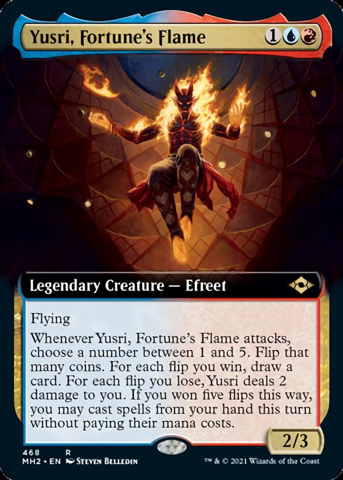 Yusri, Fortune's Flame (Extended Art) [Modern Horizons 2] | Red Riot Games CA