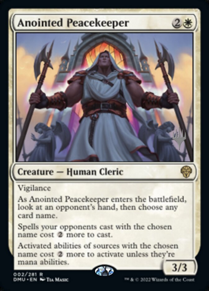 Anointed Peacekeeper (Promo Pack) [Dominaria United Promos] | Red Riot Games CA