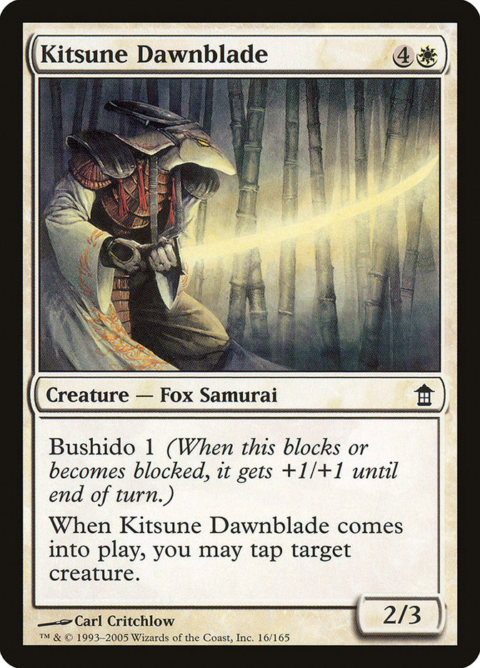 Kitsune Dawnblade [Saviors of Kamigawa] | Red Riot Games CA