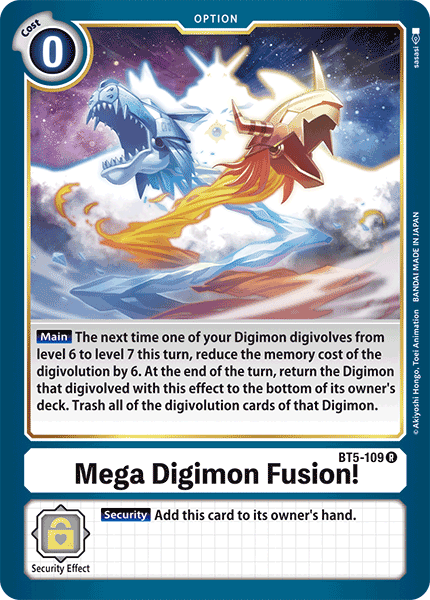 Mega Digimon Fusion! [BT5-109] [Battle of Omni] | Red Riot Games CA