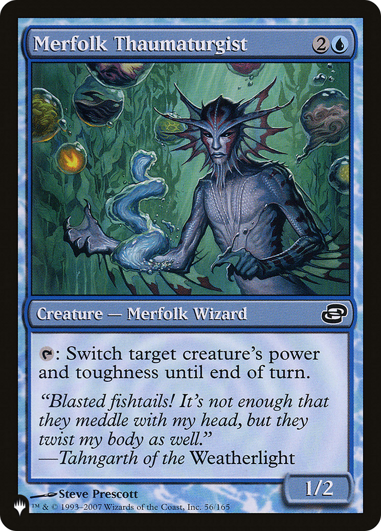 Merfolk Thaumaturgist [The List Reprints] | Red Riot Games CA