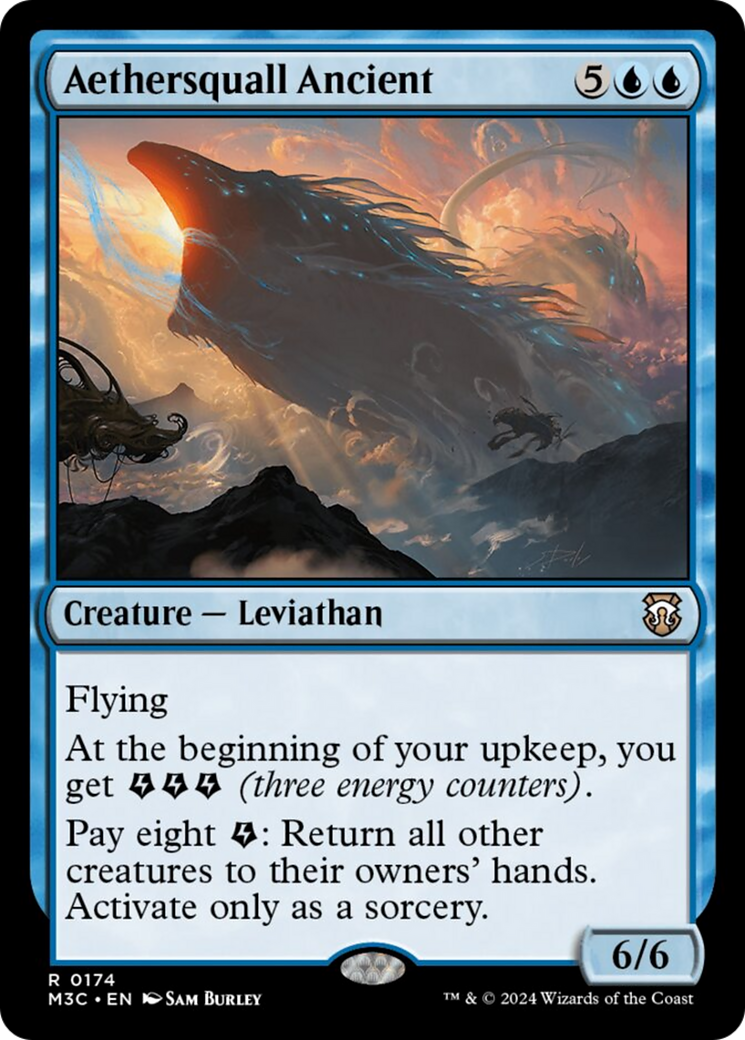 Aethersquall Ancient (Ripple Foil) [Modern Horizons 3 Commander] | Red Riot Games CA