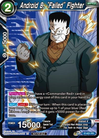 Android 8, "Failed" Fighter (Championship Pack 2022 Vol.2) (P-421) [Promotion Cards] | Red Riot Games CA