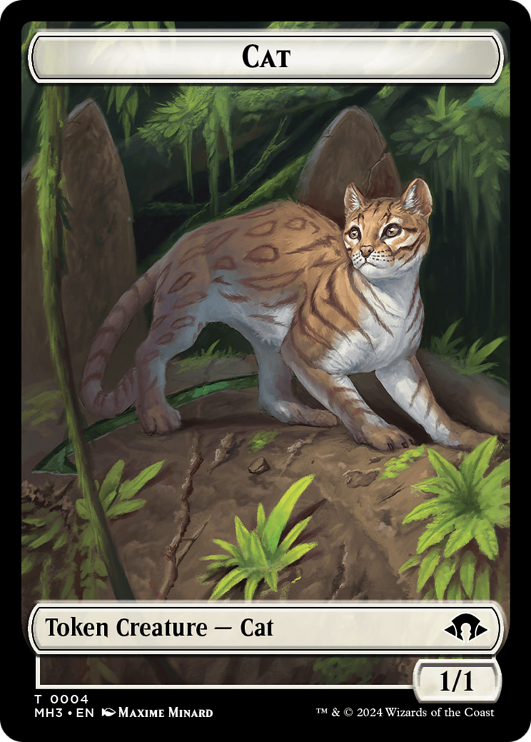 Cat Token [Modern Horizons 3 Tokens] | Red Riot Games CA