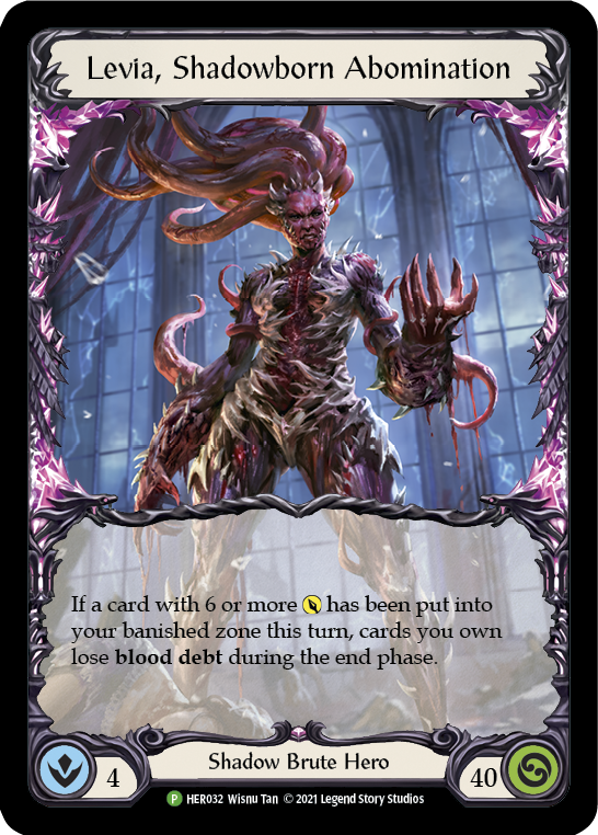 Levia, Shadowborn Abomination [HER032] (Promo)  Cold Foil | Red Riot Games CA