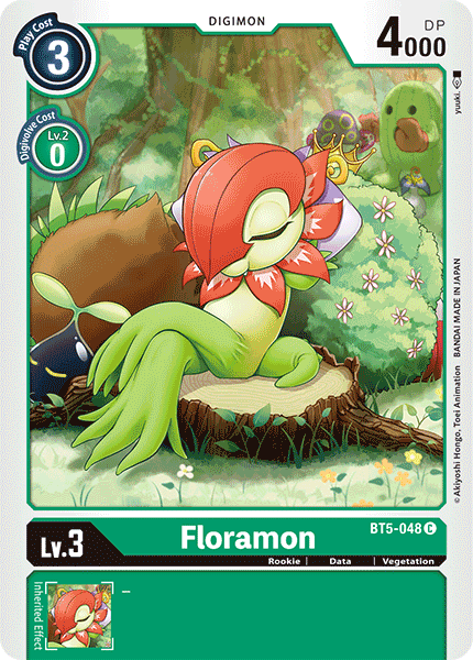 Floramon [BT5-048] [Battle of Omni] | Red Riot Games CA