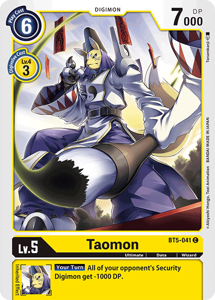 Taomon [BT5-041] [Battle of Omni] | Red Riot Games CA