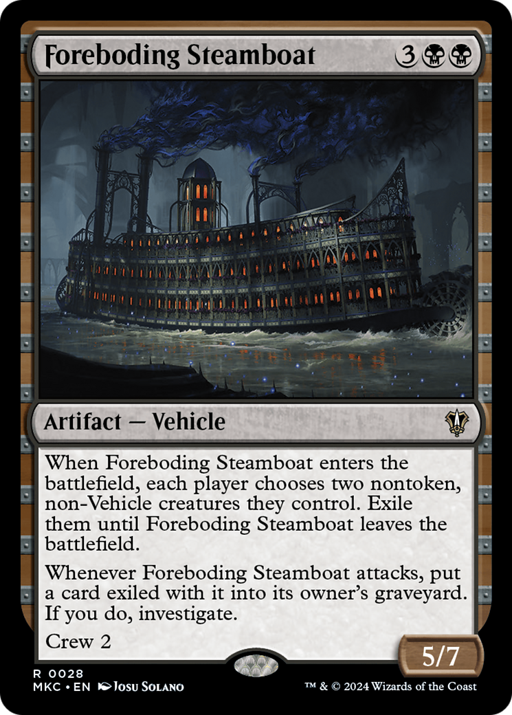 Foreboding Steamboat [Murders at Karlov Manor Commander] | Red Riot Games CA