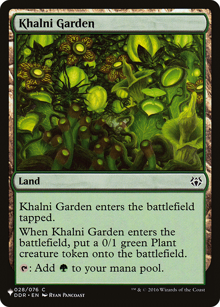 Khalni Garden [The List Reprints] | Red Riot Games CA