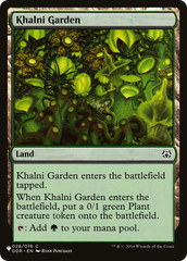 Khalni Garden [The List Reprints] | Red Riot Games CA