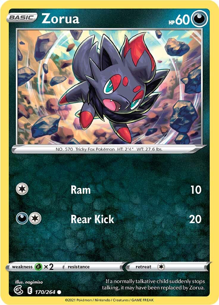 Zorua (170/264) [Sword & Shield: Fusion Strike] | Red Riot Games CA