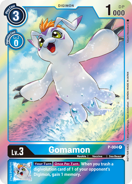 Gomamon [P-004] [Promotional Cards] | Red Riot Games CA
