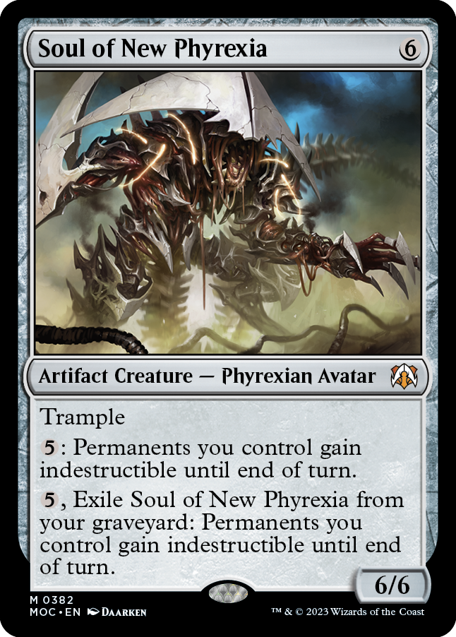 Soul of New Phyrexia [March of the Machine Commander] | Red Riot Games CA
