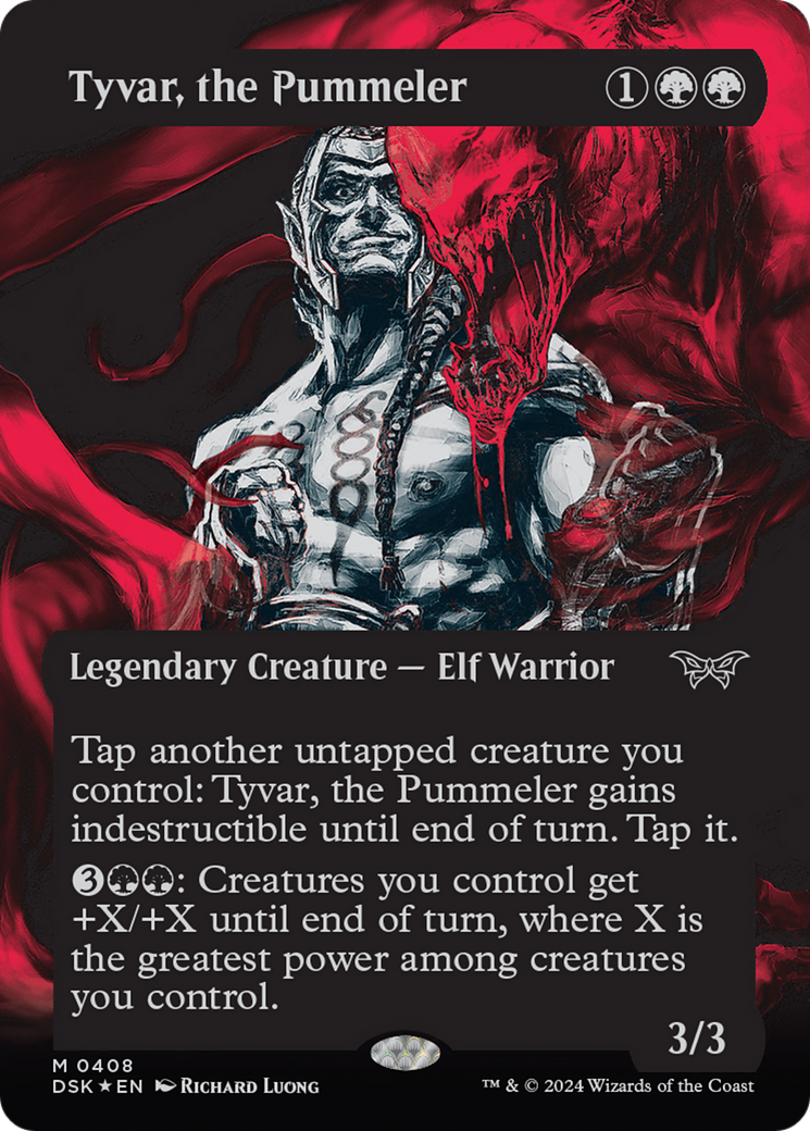 Tyvar, the Pummeler (Showcase) (Textured) [Duskmourn: House of Horror] | Red Riot Games CA