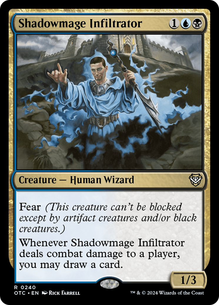 Shadowmage Infiltrator [Outlaws of Thunder Junction Commander] | Red Riot Games CA