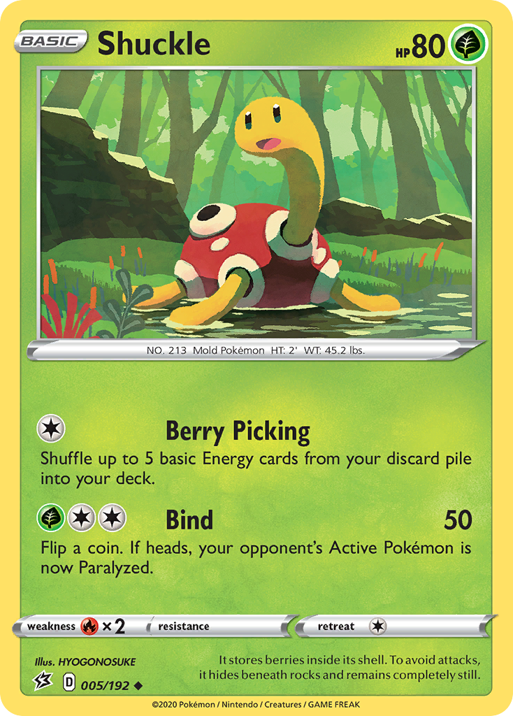 Shuckle (005/192) [Sword & Shield: Rebel Clash] | Red Riot Games CA