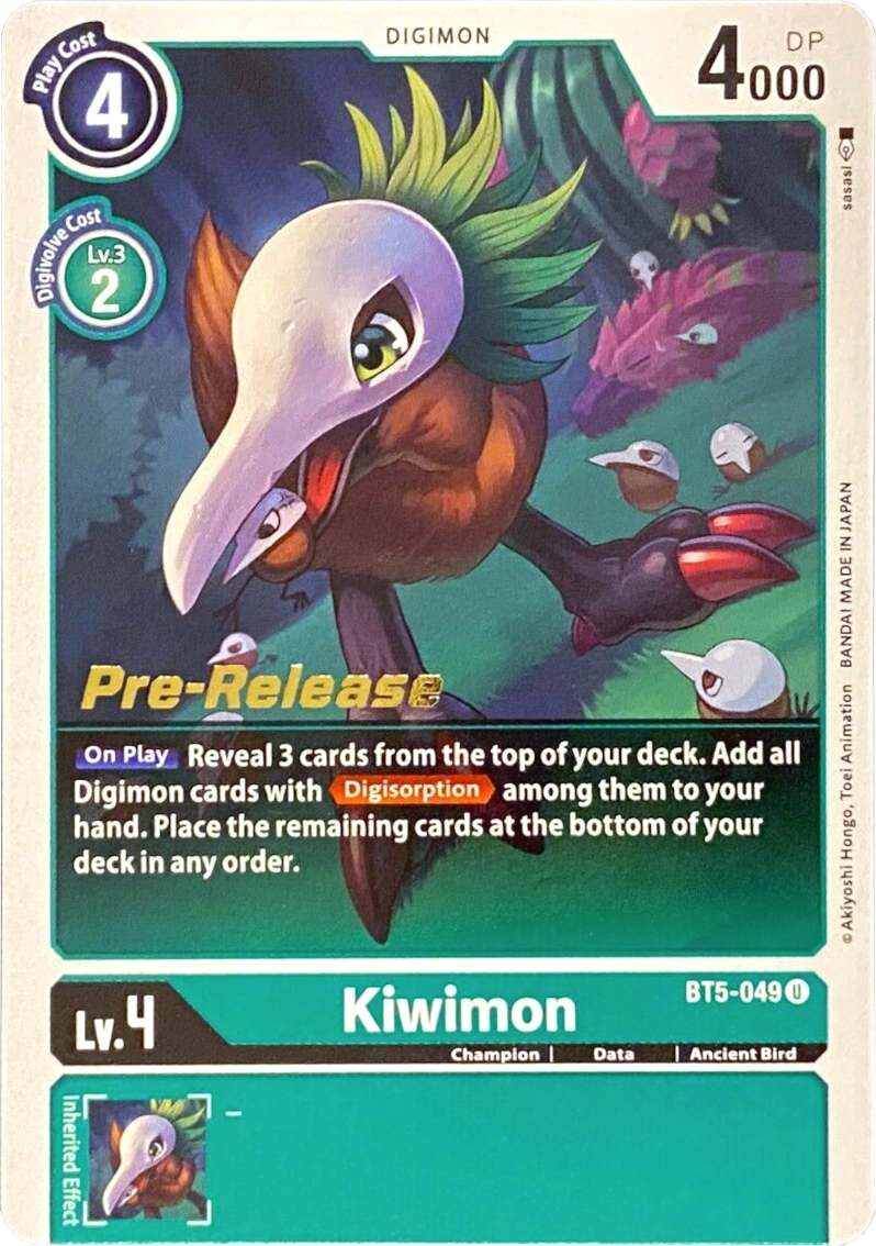 Kiwimon [BT5-049] [Battle of Omni Pre-Release Promos] | Red Riot Games CA