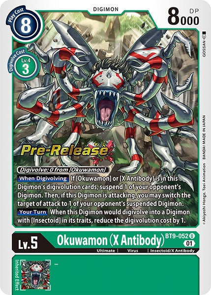 Okuwamon (X Antibody) [BT9-052] [X Record Pre-Release Promos] | Red Riot Games CA