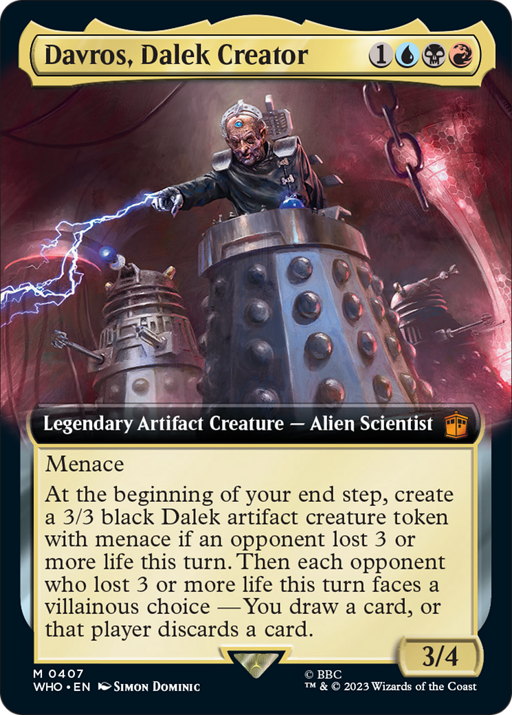 Davros, Dalek Creator (Extended Art) [Doctor Who] | Red Riot Games CA
