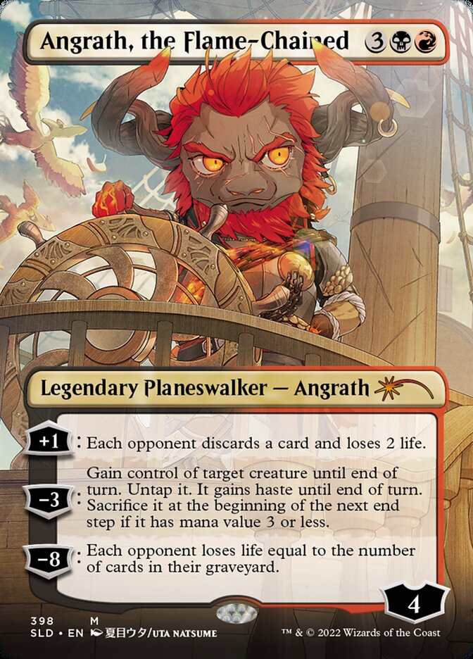 Angrath, the Flame-Chained (Borderless) [Secret Lair Drop Series] | Red Riot Games CA