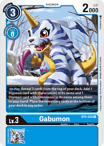 Gabumon [BT5-020] [Battle of Omni] | Red Riot Games CA