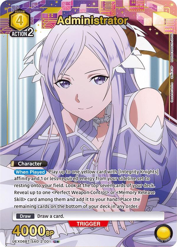 Administrator (U*) (UEX06BT/SAO-2-001)