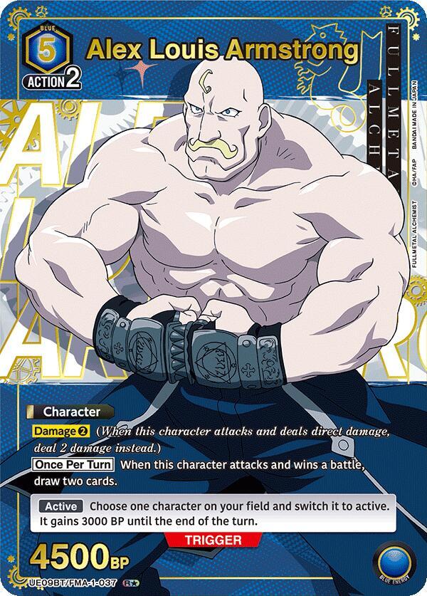 Alex Louis Armstrong (037) (R*) (UE09BT/FMA-1-037) (UE09BT: FULLMETAL ALCHEMIST)
