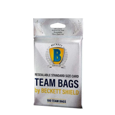 Beckett Shield: Team Bags (100 ct) | Red Riot Games CA