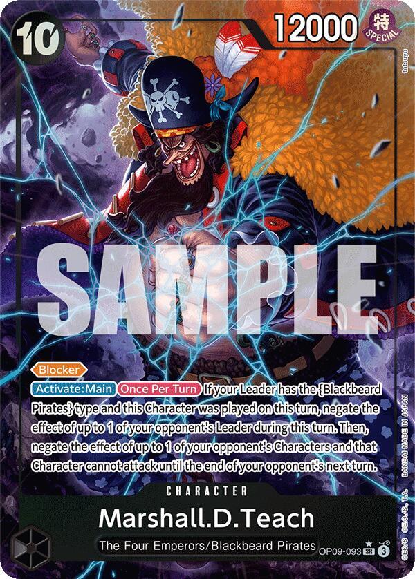 Marshall.D.Teach (093) (Alternate Art) (9093) [OP09]