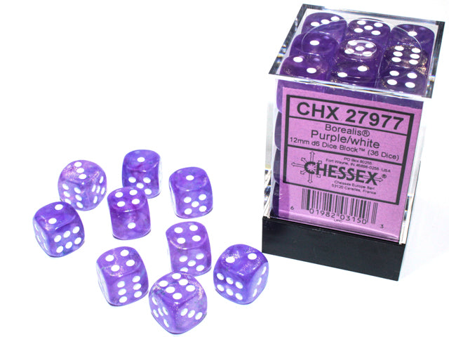 Chessex: D6 Borealis™ Dice Set - 12mm
