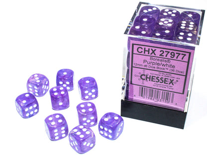 Chessex: D6 Borealis™ Dice Set - 12mm