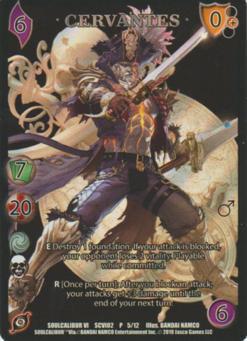 Cervantes1 (Black Foil) [Libra of Souls]