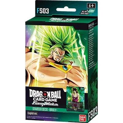 FS03  -  STARTER DECK - BROLY (ENGLISH) ***LIMIT OF TWO ITEMS PER CUSTOMER*** | Red Riot Games CA