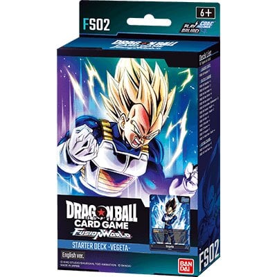 FS02  -  STARTER DECK - VEGETA (ENGLISH) ***LIMIT OF TWO ITEMS PER CUSTOMER*** | Red Riot Games CA