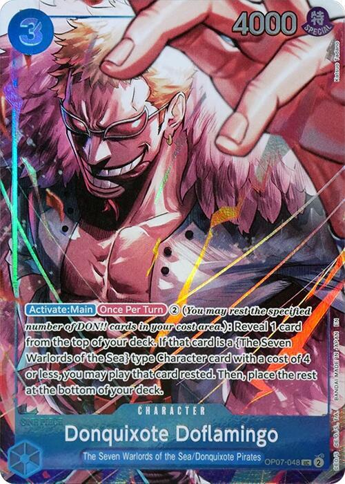 Donquixote Doflamingo (Seven Warlords of the Sea Binder Set) (OP07-048) (One Piece Promotion Cards)