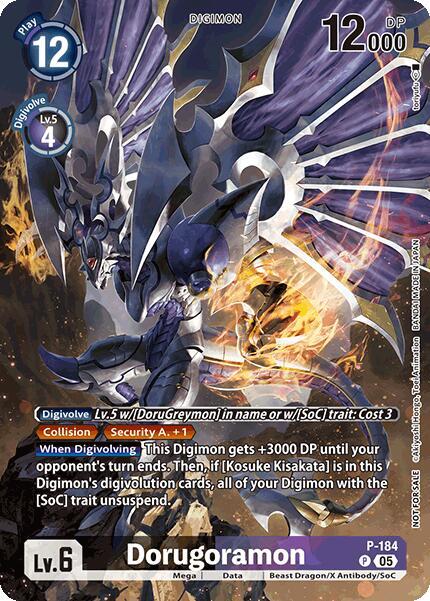 Dorugoramon (BT-21: Illustration Celebration Pack) (P-184 P) [World Convergence]