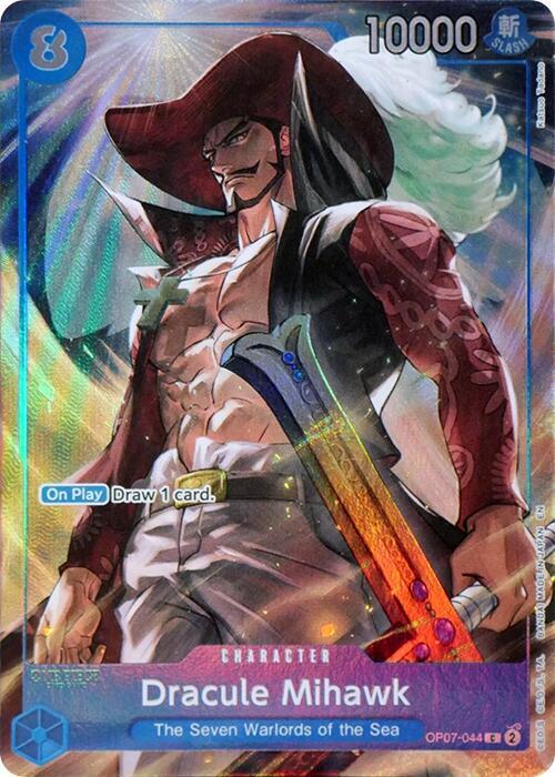 Dracule Mihawk (Seven Warlords of the Sea Binder Set) (OP07-044) (One Piece Promotion Cards)
