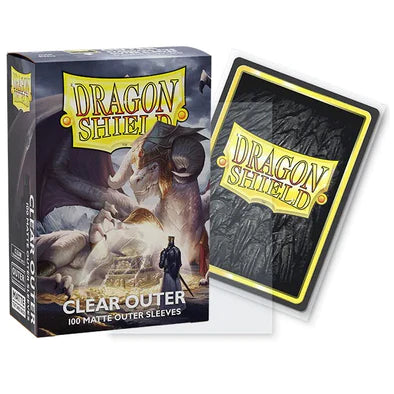 Dragon Shield - 100ct Standard Size - Outer Sleeves - Clear Matte