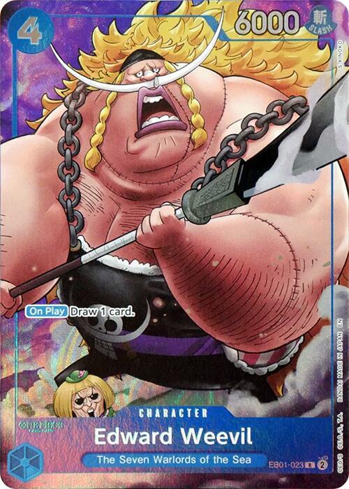 Edward Weevil (Seven Warlords of the Sea Binder Set) (EB01-023) (One Piece Promotion Cards)