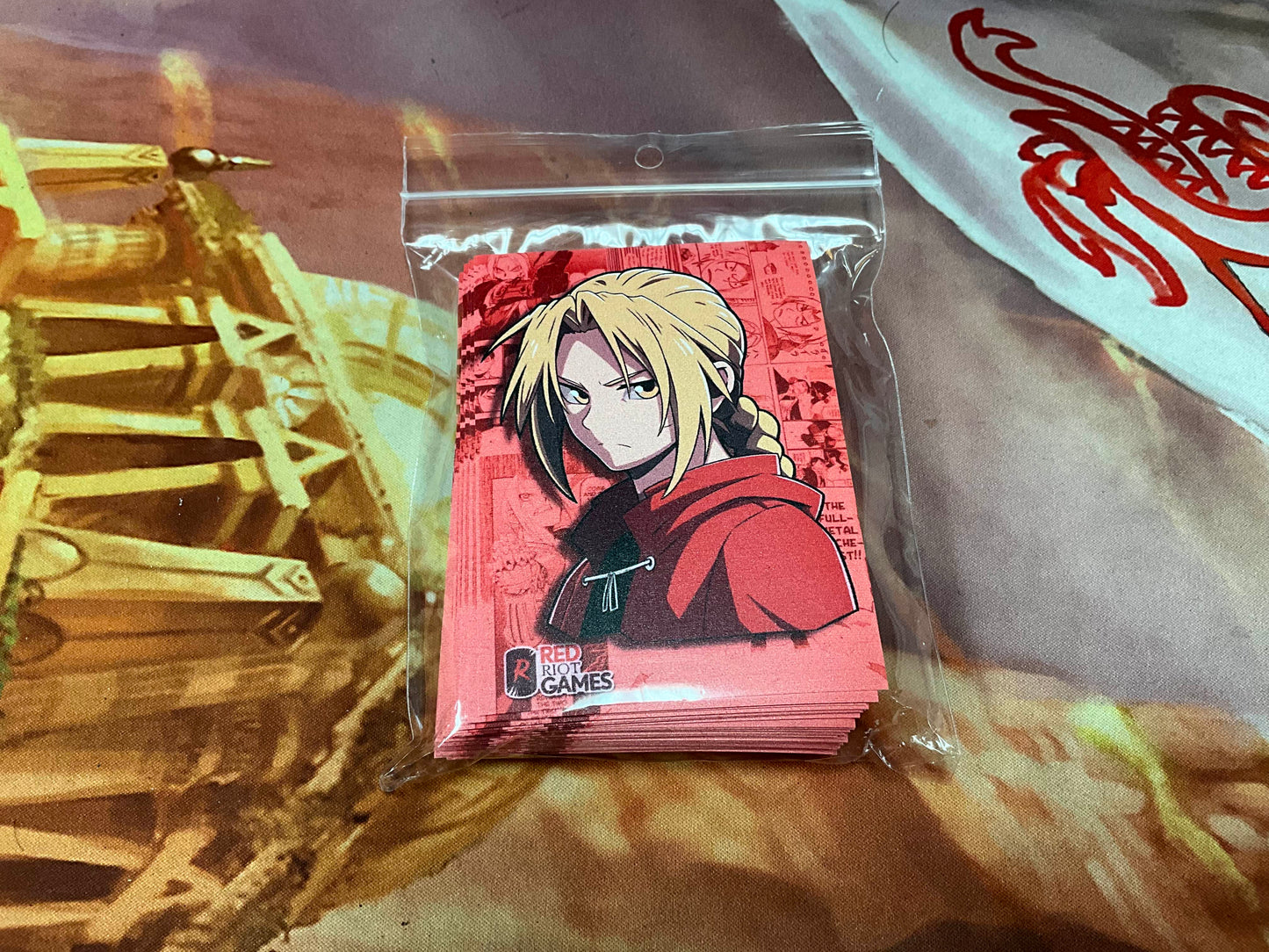 Red Riot Sleeves - Edward Elric 60ct