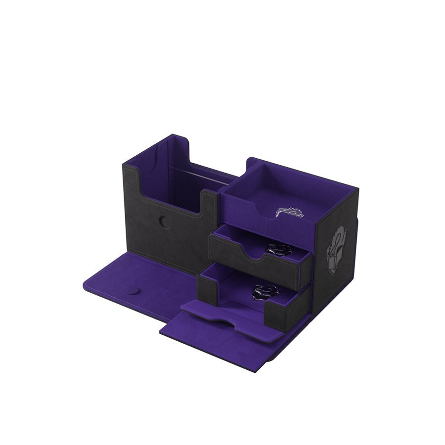 Gamegenic Card Deck Box: The Academic XL – Black/Purple 133+ CT