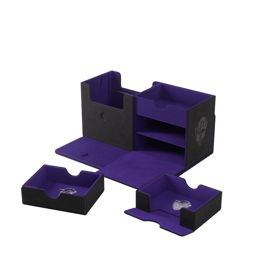 Gamegenic Card Deck Box: The Academic XL – Black/Purple 133+ CT