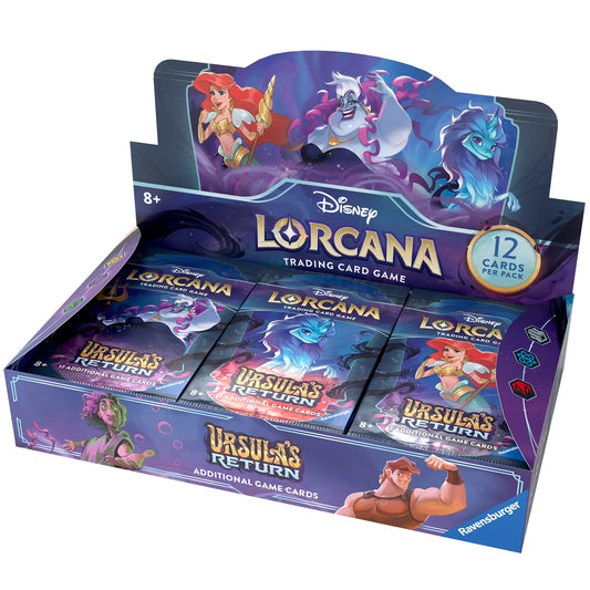 DISNEY LORCANA: URSULA'S RETURN - BOOSTER BOX (PRE-ORDER)