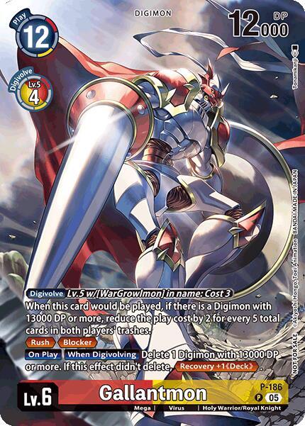 Gallantmon (BT-21: Illustration Celebration Pack) (P-186 P) [World Convergence]
