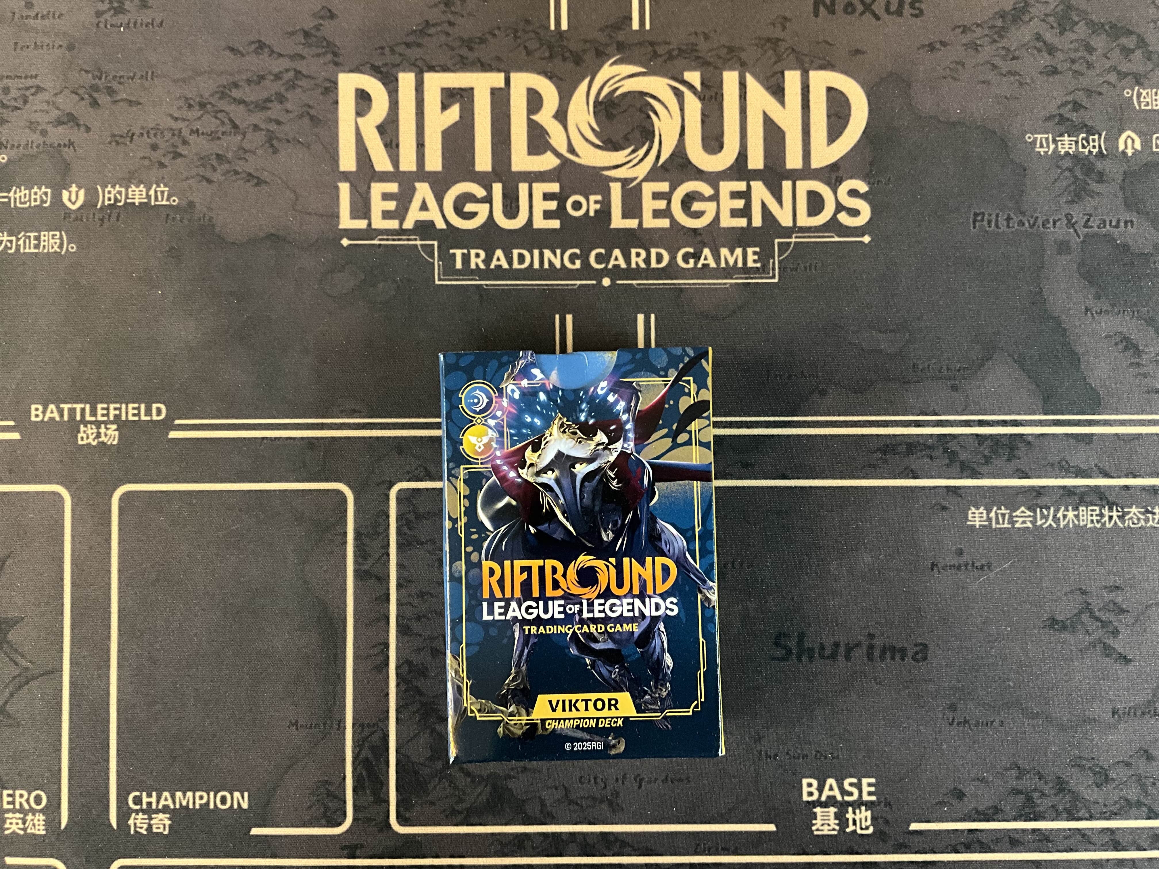 League of Legends Riftbound TCG: Origins Champion Deck Viktor (Deck On ...