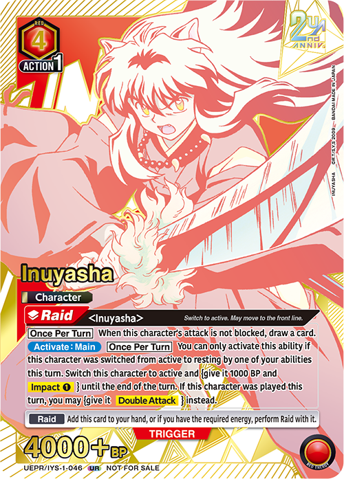 UNION ARENA RARE BATTLE Inuyasha - Sat. Sep. 19, 2026 05:00 PM