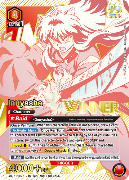 UNION ARENA RARE BATTLE Inuyasha - Sat. Sep. 19, 2026 05:00 PM