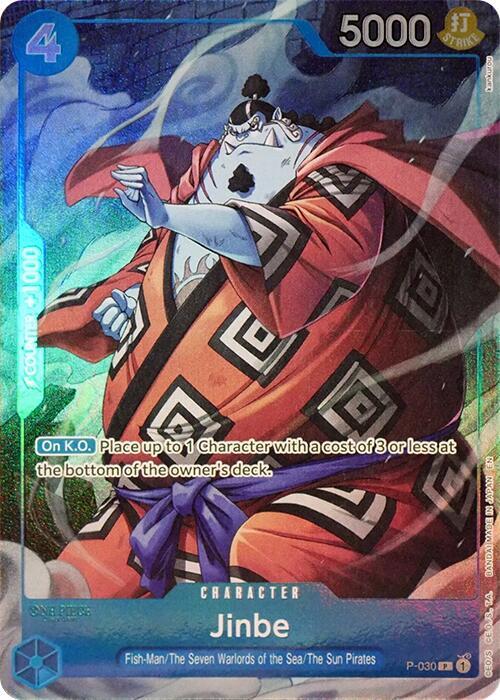Jinbe (Seven Warlords of the Sea Binder Set) (P-030) (One Piece Promotion Cards)