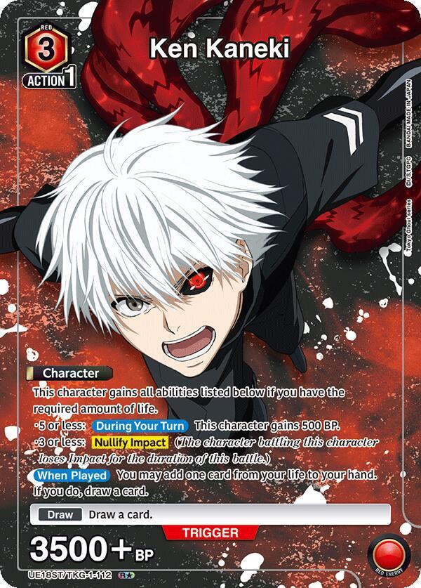 Ken Kaneki (112) (R*) (UE18ST/TKG-1-112) (UE18ST: Tokyo Ghoul Starter Deck)
