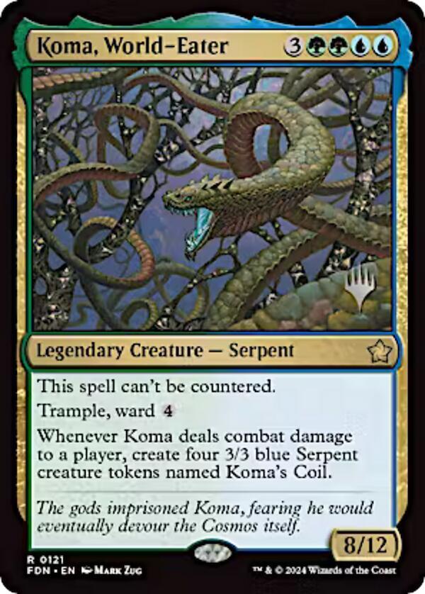 Koma, World-Eater (121) (Promo Pack: Aetherdrift)